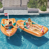 SLOOSH - Inflatable Boat Pool Float with Reinforced Cooler