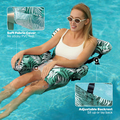SLOOSH Inflatable Pool Lounge Chair 2-Pack – Comfortable Floating Hammock