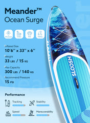Meander Ocean Surge 10'6" Stand Up Paddle Board