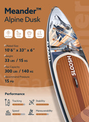 Meander Alpine Dusk 10'6" Stand Up Paddle Board