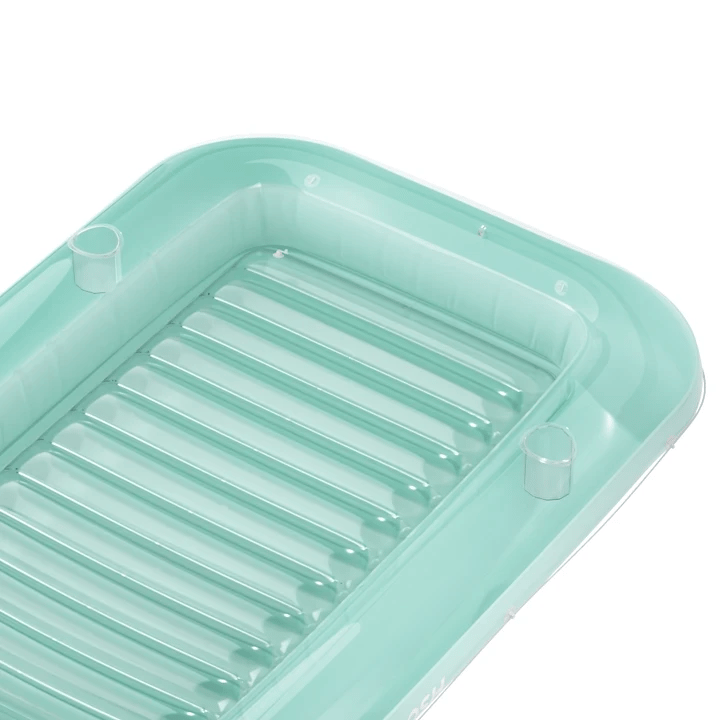 SLOOSH Transparent Inflatable Tanning Pool Lounger Float, 70