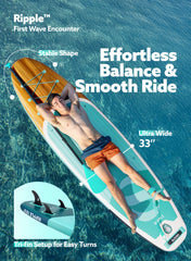 Ripple Aqua Breeze 10'6" Inflatable Stand Up Paddle Board