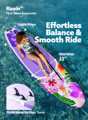 Ripple Bright Burst 10'6" Inflatable Stand Up Paddle Board