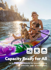 Ripple Bright Burst 10'6" Inflatable Stand Up Paddle Board