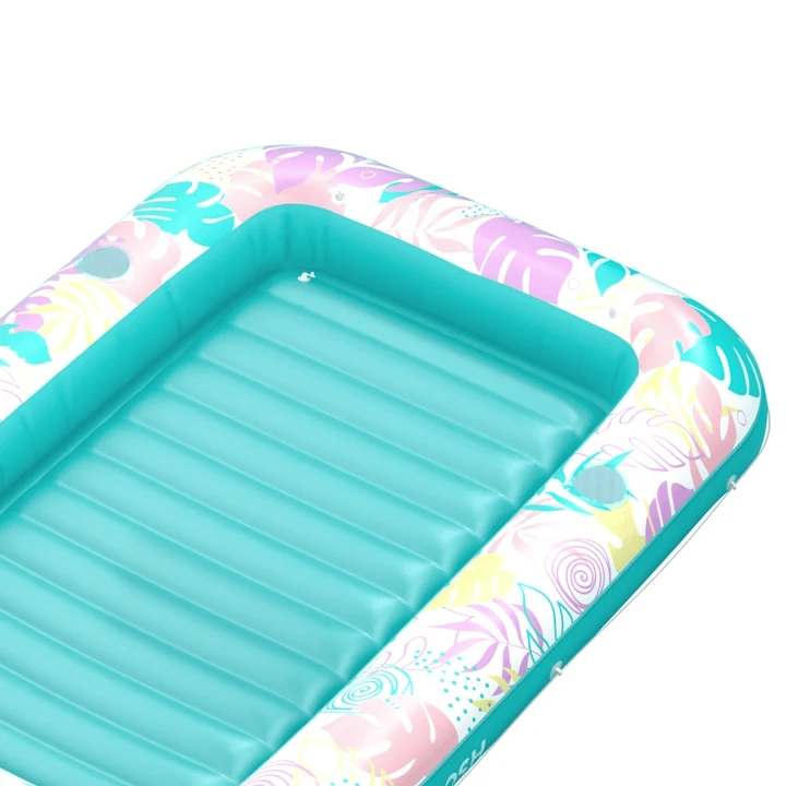 SLOOSH Inflatable Tanning Pool Lounger Float, Purple-L, 70