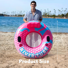 SLOOSH Inflatable River Tubes Float - Heavy Duty Pool Tube Floats for Adults Floating