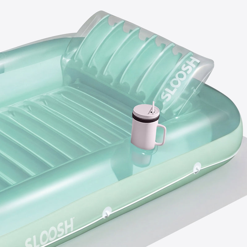 SLOOSH Inflatable Tanning Pool Lounger Float, 70