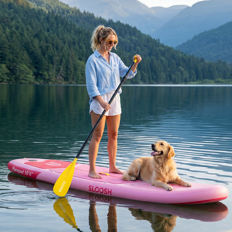 SLOOSH PurePad All-around Inflatable Stand Up Paddle Board 10'6