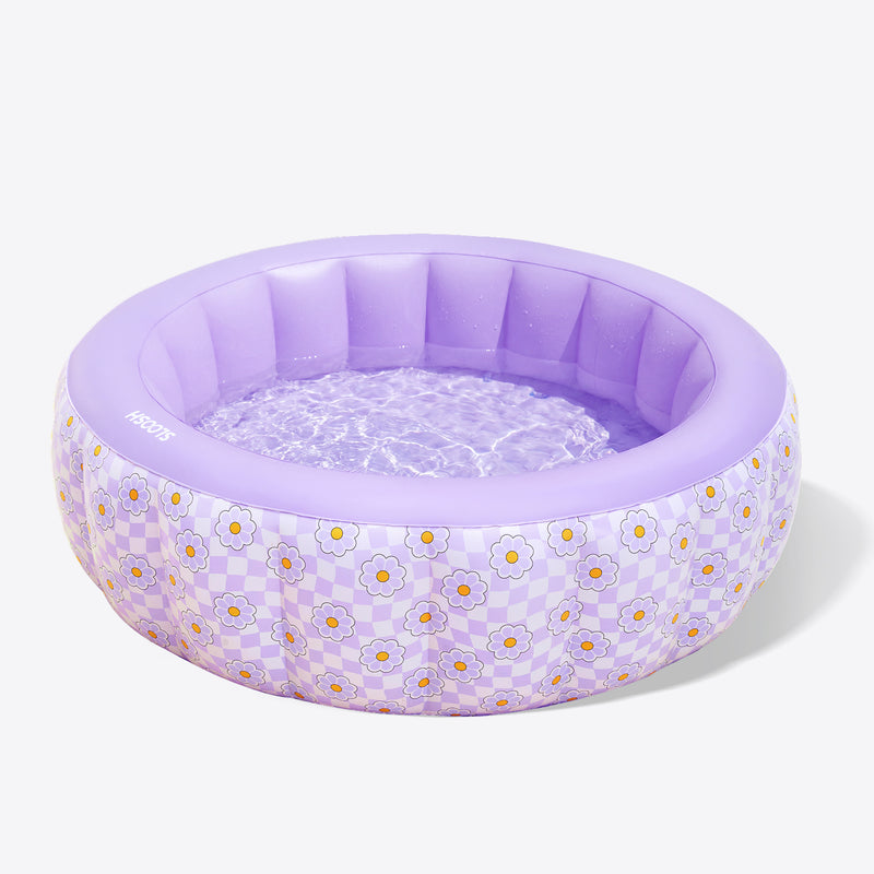 SLOOSH Inflatable Pool, Purple Chase Flower Bloom State