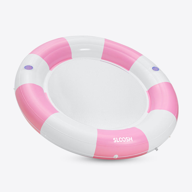 SLOOSH Inflatable Water Hammock, Pink Tie-dye Bliss State