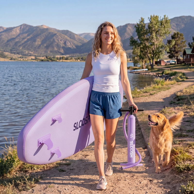 SLOOSH Air Pump, Purple Chase Flower