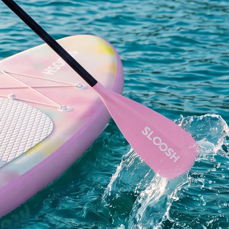 SLOOSH Paddle of Inflatable SUP, Pink Tie-dye