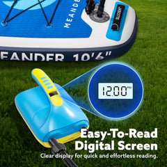 SLOOSH 20 PSI Electric Paddle Board Pump - Fast Inflation with Auto Shut-Off