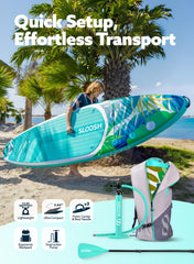 SLOOSH Meander 10'6" Stand Up Paddle Board – Stable & Lightweight Inflatable SUP