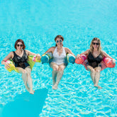 SLOOSH - Inflatable Floral Pool Noodle Chair with Seat, 3 Pack