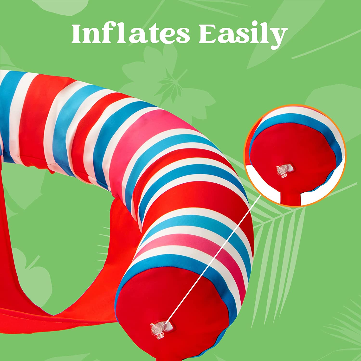 SLOOSH - Stripes Inflatable Pool Noodle Chair