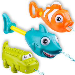 3 Pack Water Animal Character Water Soakers