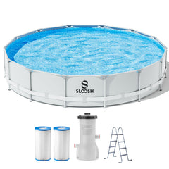 SLOOSH Round Above Ground Pool - 15ft x 42inch