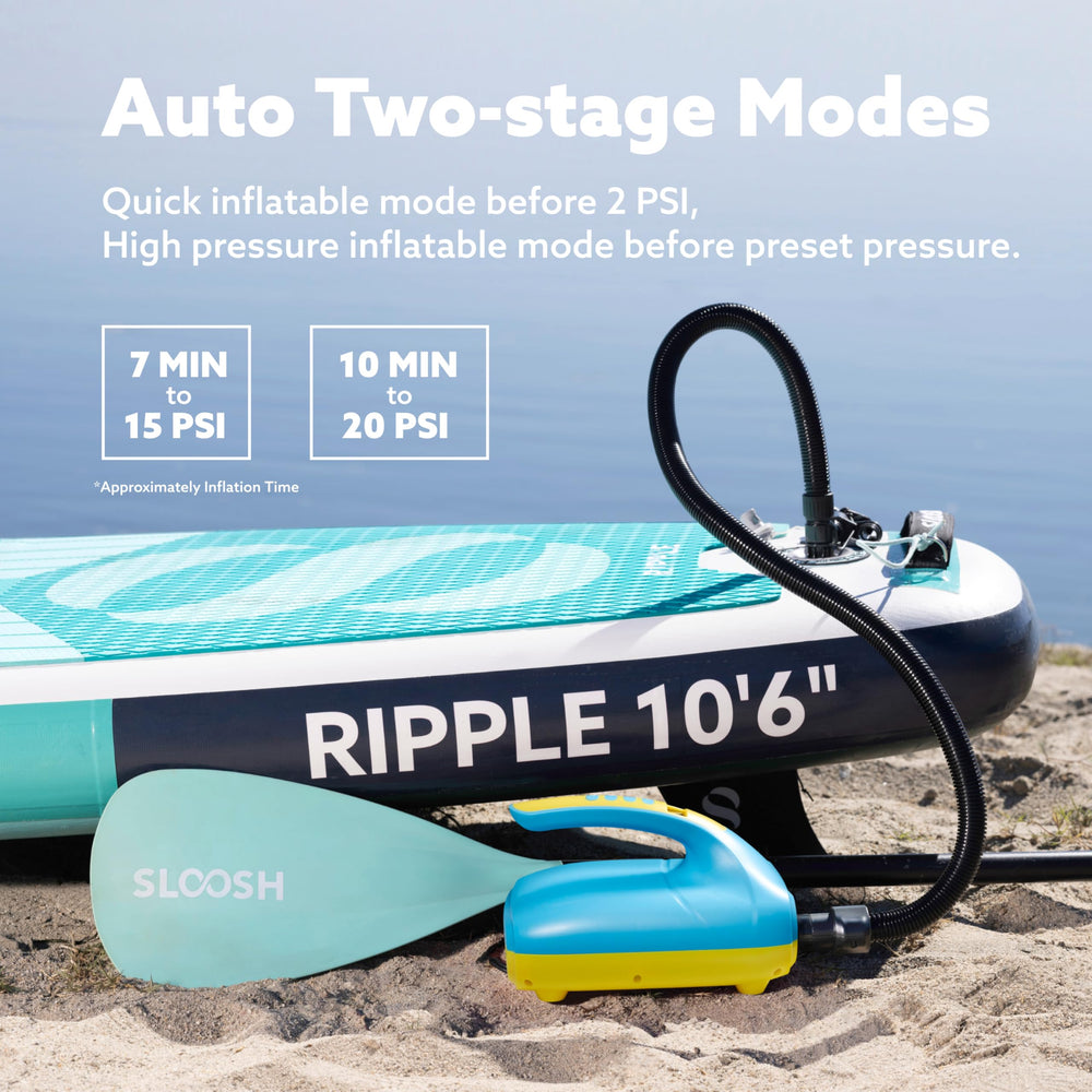 SLOOSH Electric Paddle Board Pump for Inflatable Stand up Paddleboard