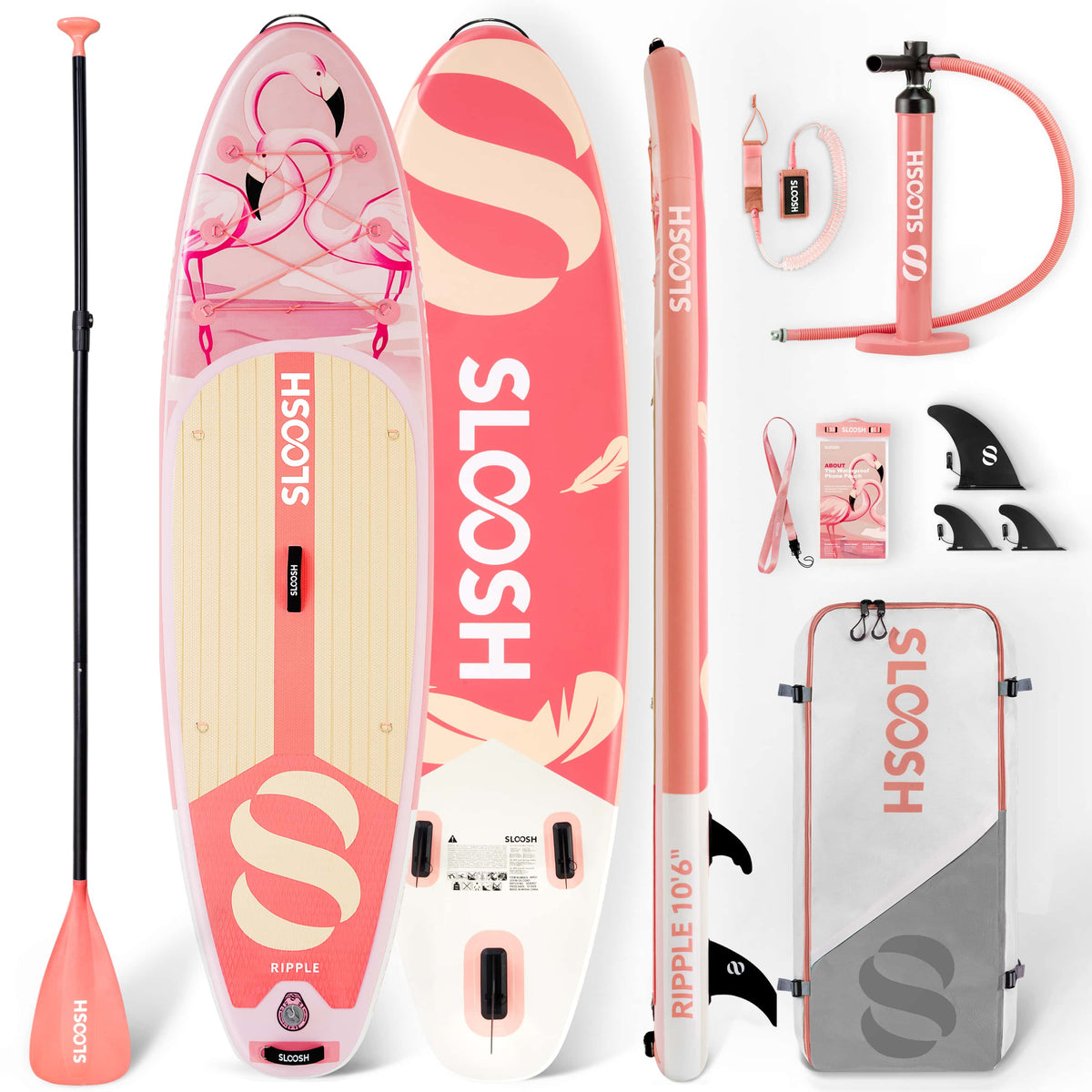 Ripple Flamingo Dawn 10'6" Inflatable Stand Up Paddle Board