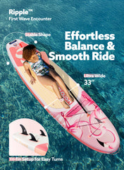 Ripple Flamingo Dawn 10'6" Inflatable Stand Up Paddle Board