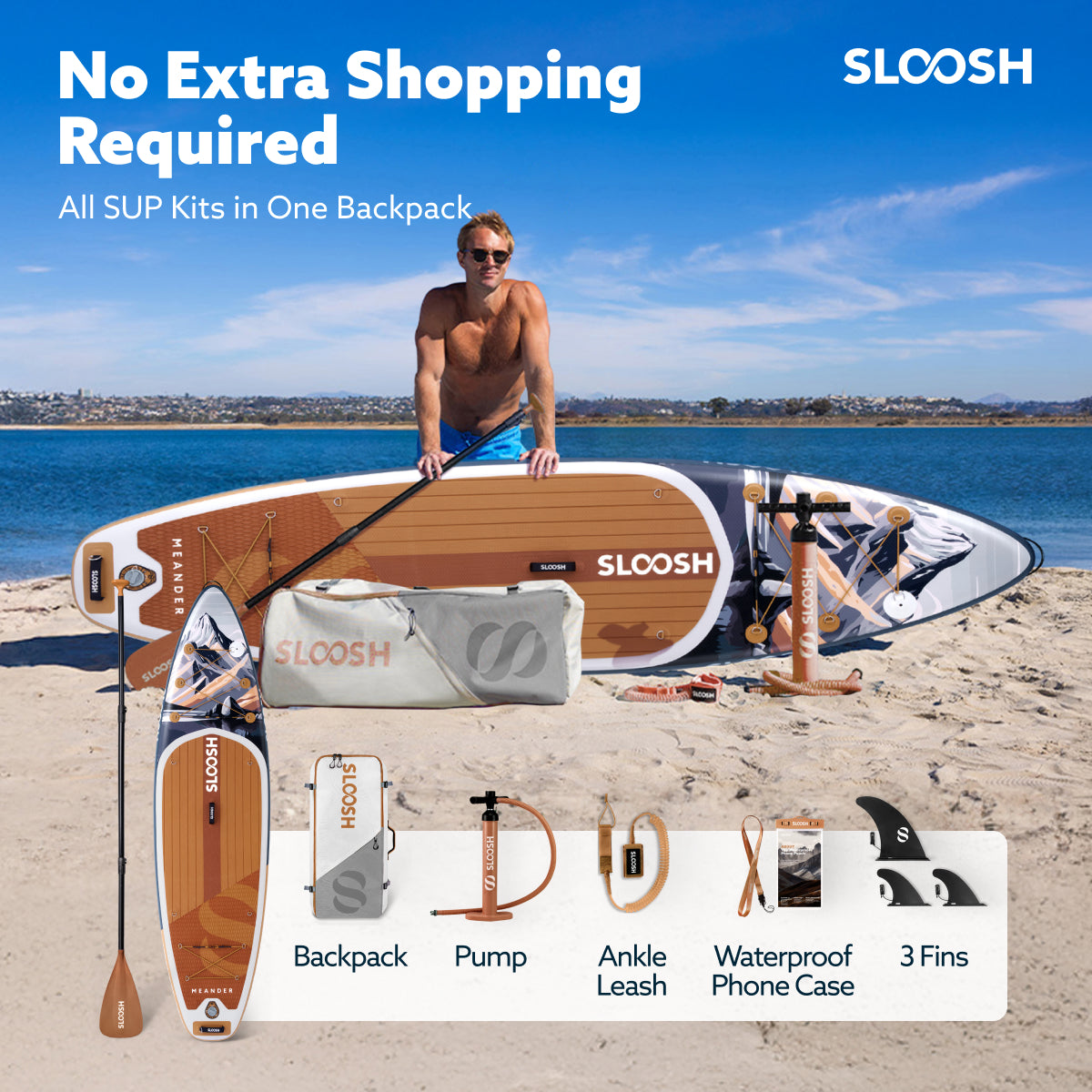 Meander Alpine Dusk 10'6" Stand Up Paddle Board