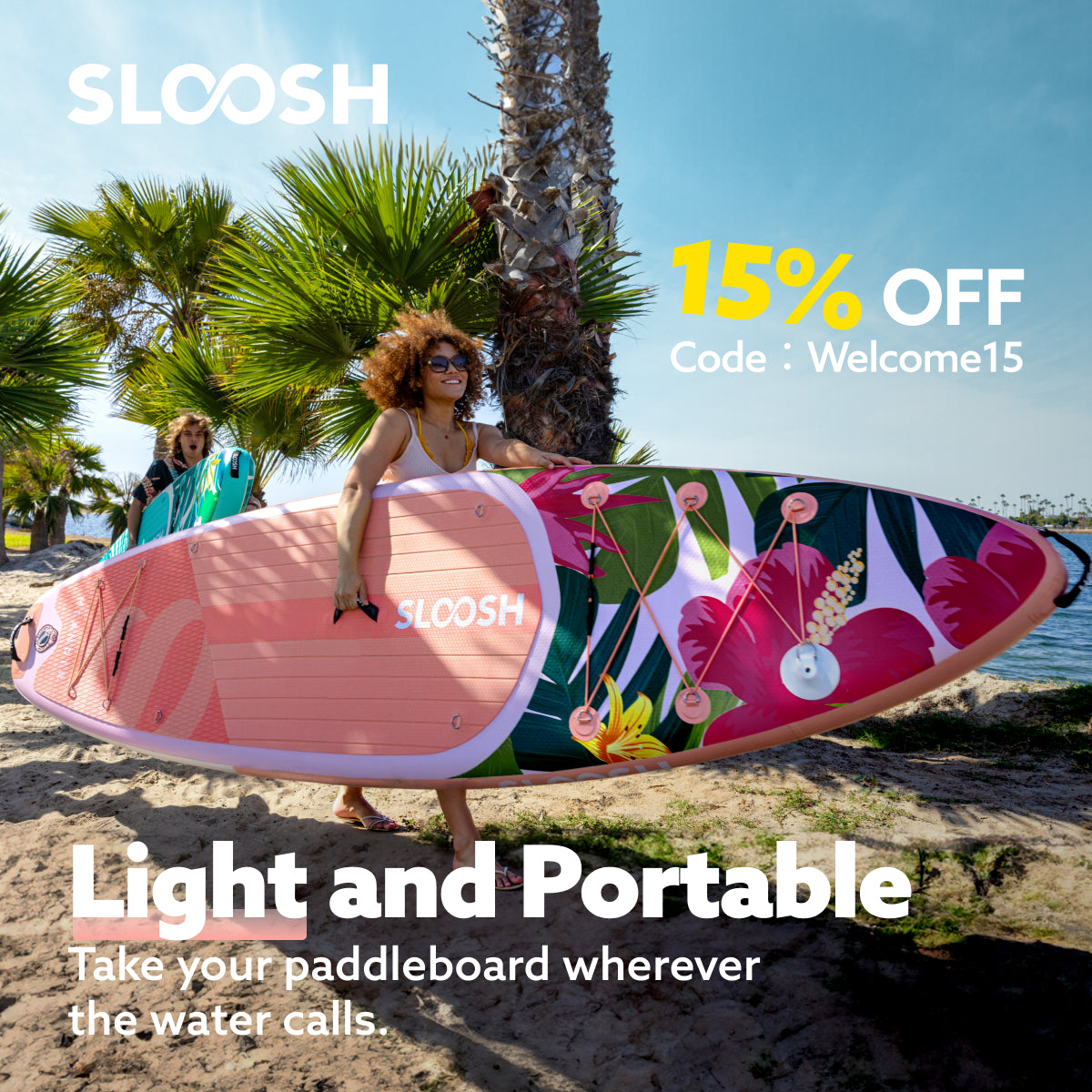 Meander Tropical Sunrise 10'6" Stand Up Paddle Board
