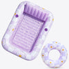 SLOOSH Purple Chase Flower Tanning Pool with Ring Best Bundle
