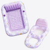 SLOOSH Purple Chase Flower Tanning Pool with Lounger High-picked Bundle
