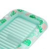 SLOOSH Inflatable Tanning Pool Lounger Float, Aqua Blue-L, 70