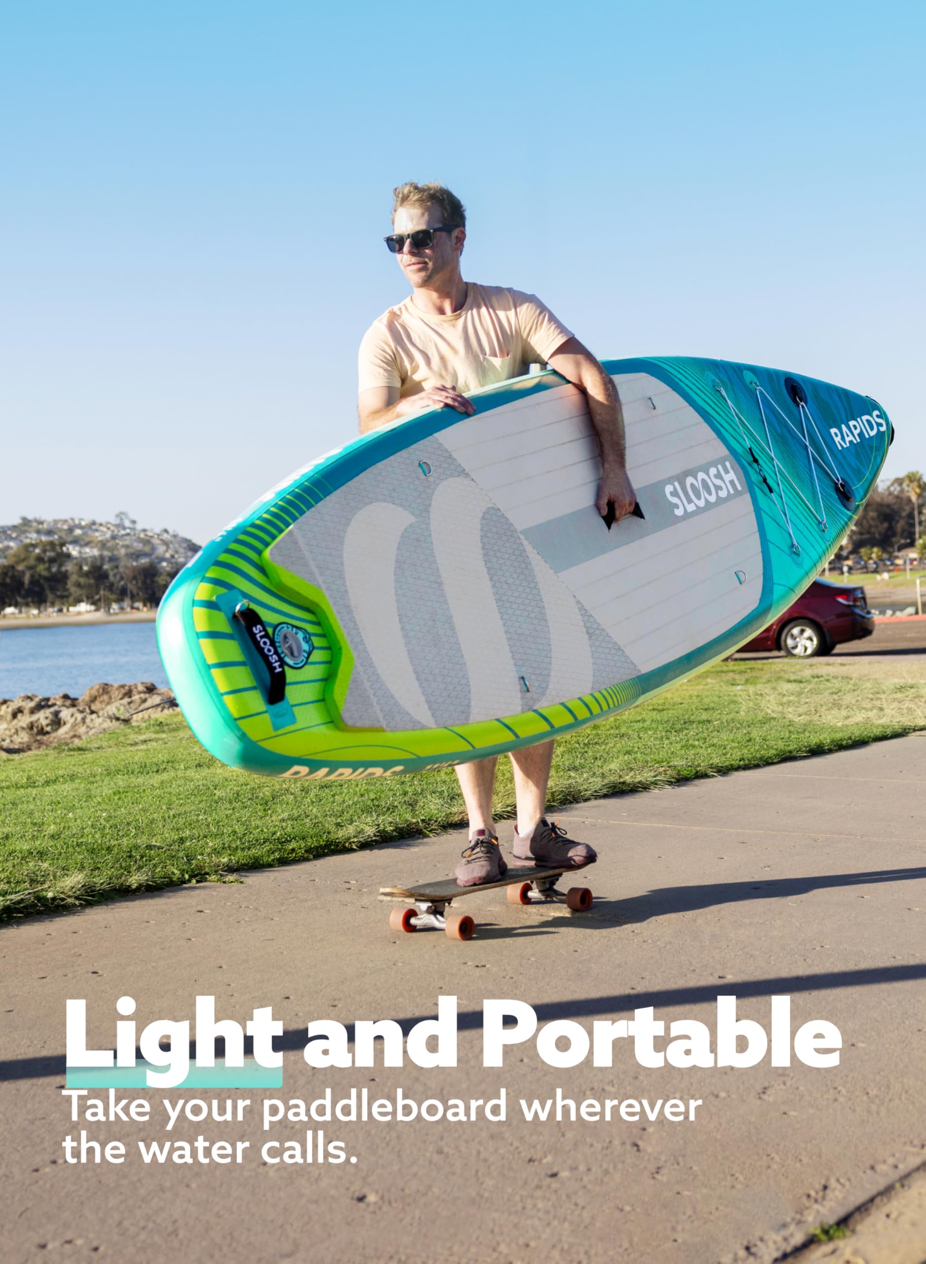 Rapids Aqua Surge 11'6" Inflatable Stand Up Paddle Board