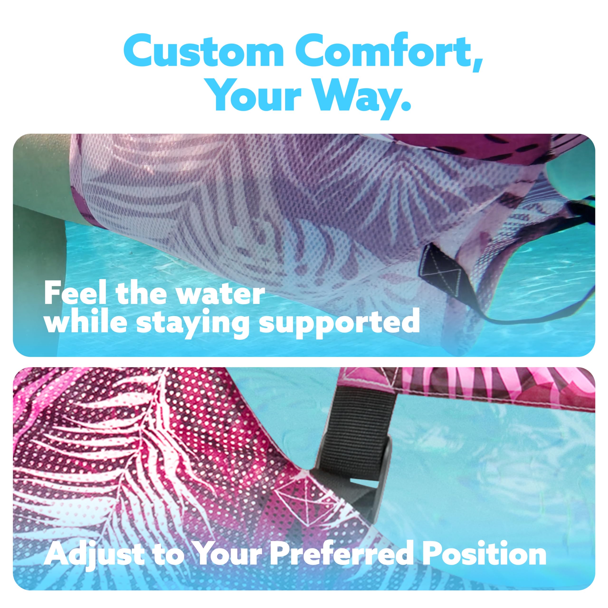 Inflatable Pool Floats Adult,2 Packs Floating Lounge Chairs