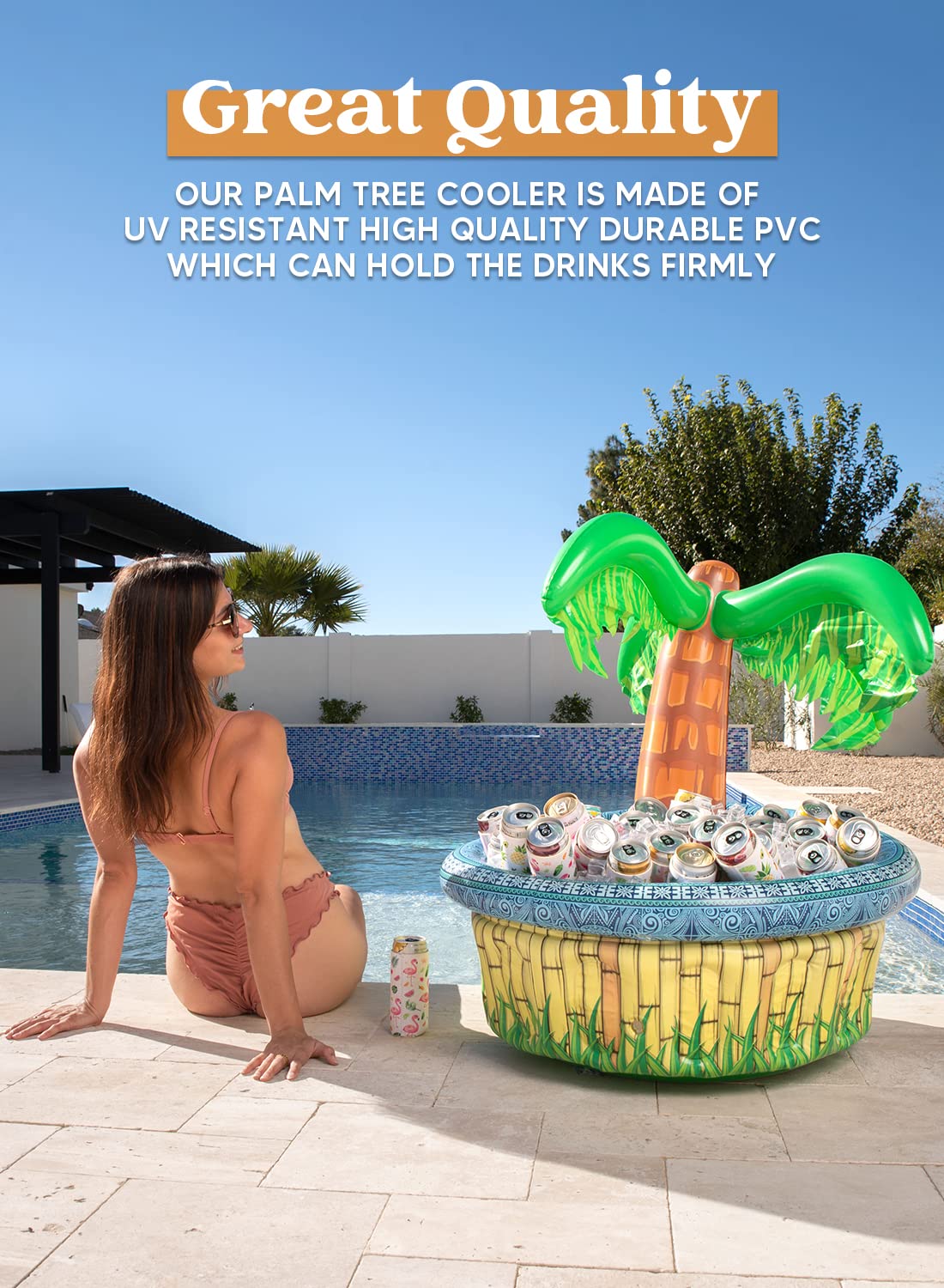 SLOOSH - 28in Inflatable Palm Tree Cooler