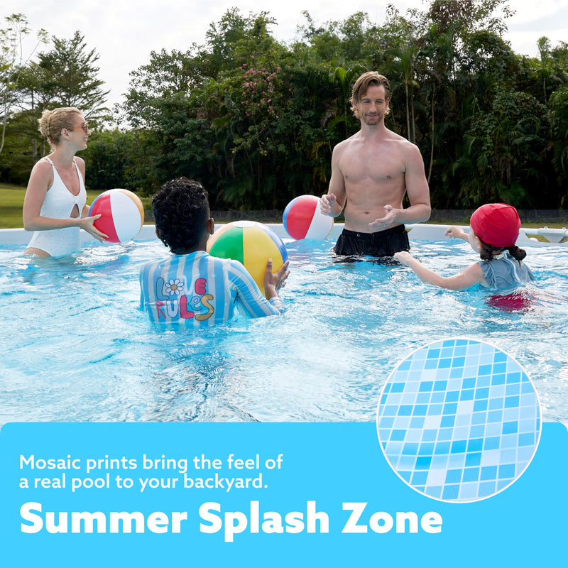 SLOOSH Round Above Ground Pool - 15ft x 42inch