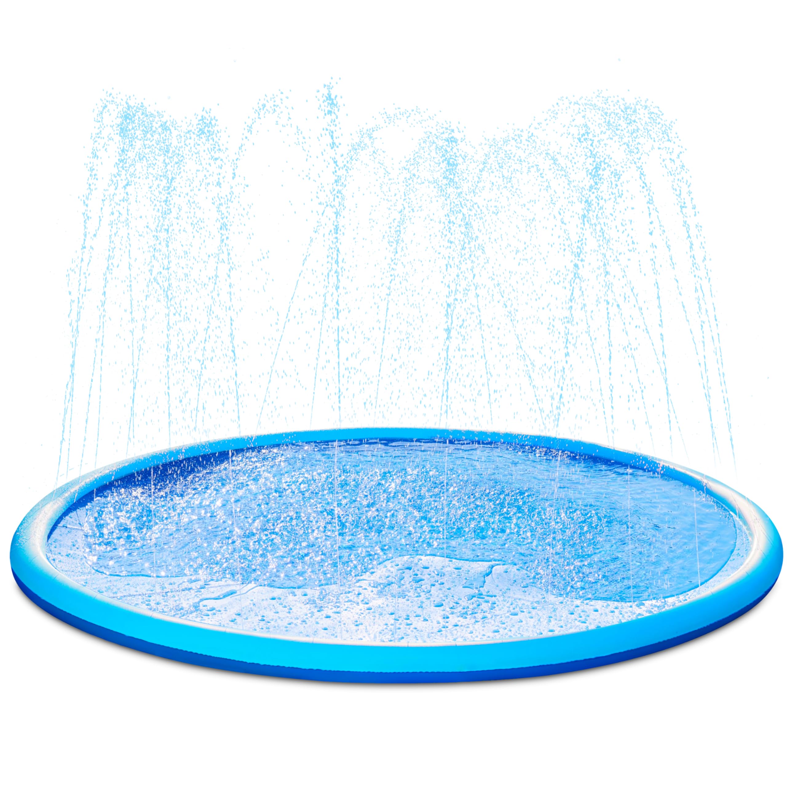 SLOOSH Non-Slip Splash Pad Sprinkler, 10ft, Blue
