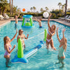 SLOOSH-Inflatable Basketball & Volleyball Pool Game Float Set