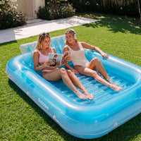 SLOOSH Inflatable Tanning Pool Lounger Float, 85