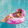 SLOOSH Inflatable Pool Floats Chair with Big Backrest, Blue, 42