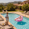 SLOOSH Inflatable Pool Floats Chair with Big Backrest, Pink, 42