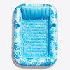 SLOOSH Inflatable Tanning Pool Lounger Float, Blue-L, 70