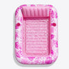 SLOOSH Inflatable Tanning Pool Lounger Float, Pink-L, 70
