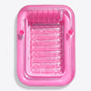 SLOOSH Transparent Inflatable Tanning Pool Lounger Float, 85