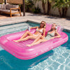 SLOOSH Transparent Inflatable Tanning Pool Lounger Float, 85