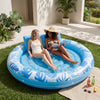 SLOOSH Inflatable Round Float Suntan Tub, Blue, 72