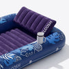 SLOOSH Inflatable Tanning Pool Lounger Float, Dark Blue-XL, 85