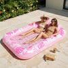 SLOOSH Inflatable Tanning Pool Lounger Float, Blushing Pink XL, 85