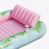 SLOOSH Inflatable Tanning Pool Lounger Float, Dark Blue-XL, 85