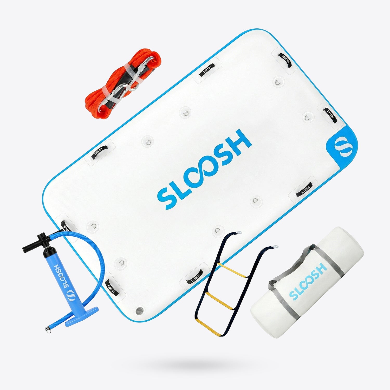 SLOOSH Inflatable Floating Dock 8Ft x 5Ft