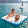 SLOOSH Inflatable Floating Dock, 6Ft x 5Ft