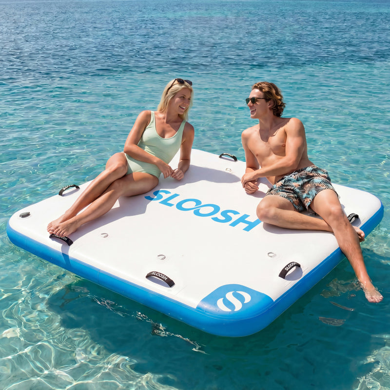 SLOOSH Inflatable Floating Dock, 6Ft x 5Ft